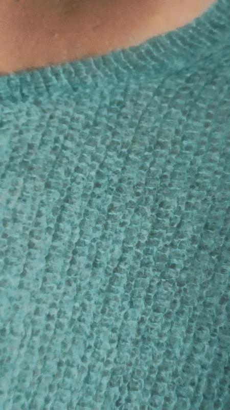 Vince turquoise alpaca mohair sweater - view 4