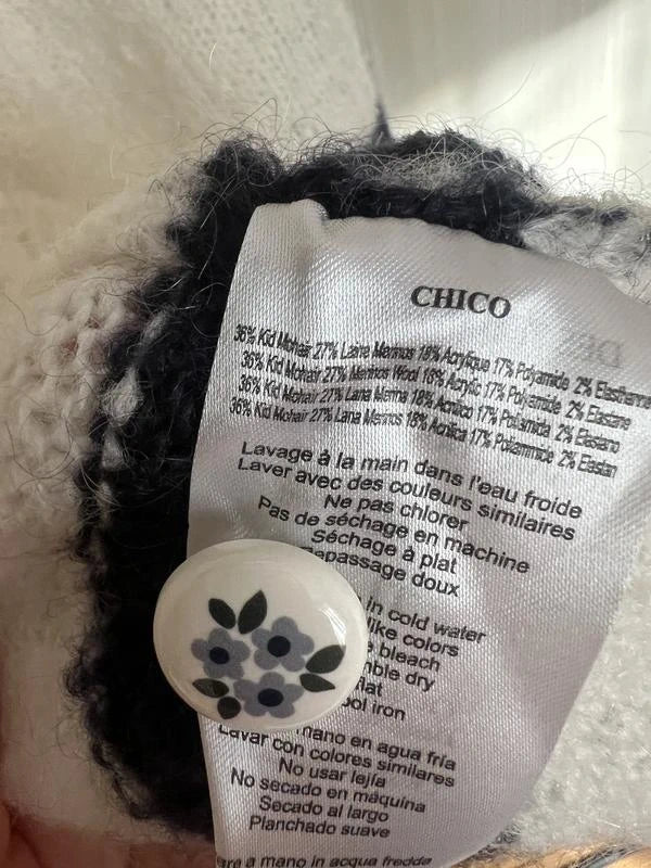 Des Petits Hauts chico kid mohair striped sweater - view 4