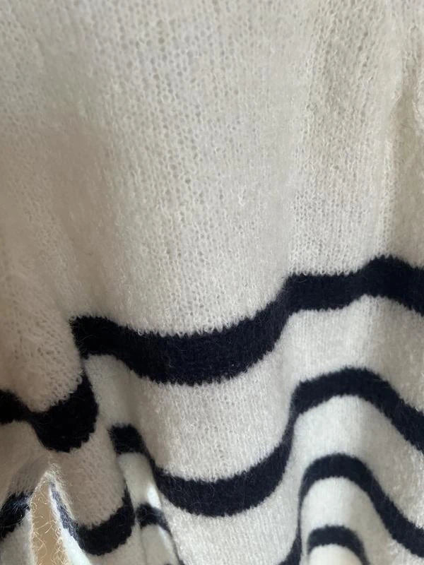 Des Petits Hauts chico kid mohair striped sweater - view 7
