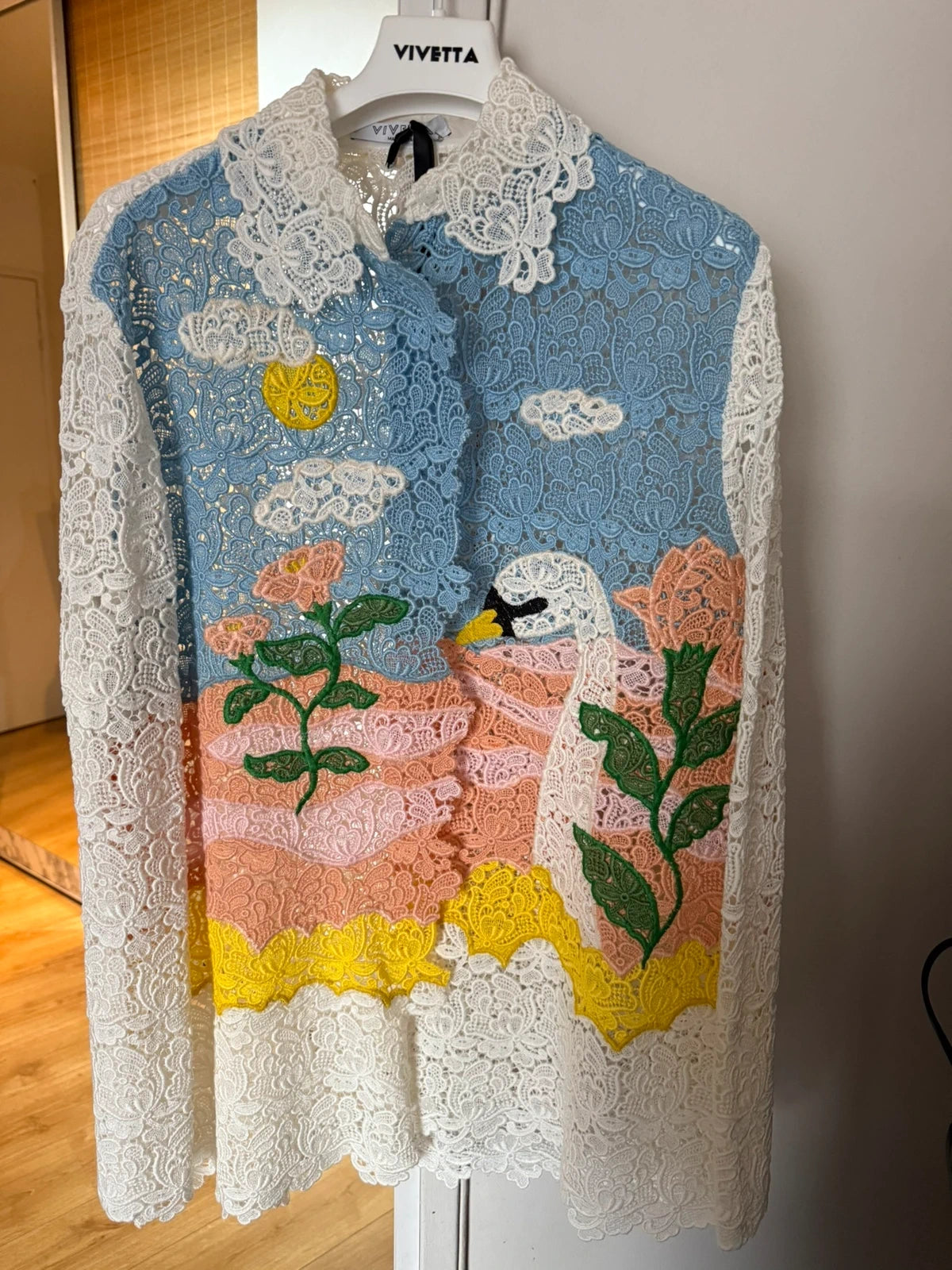 Vivetta new cotton lace blouse shirt - view 3