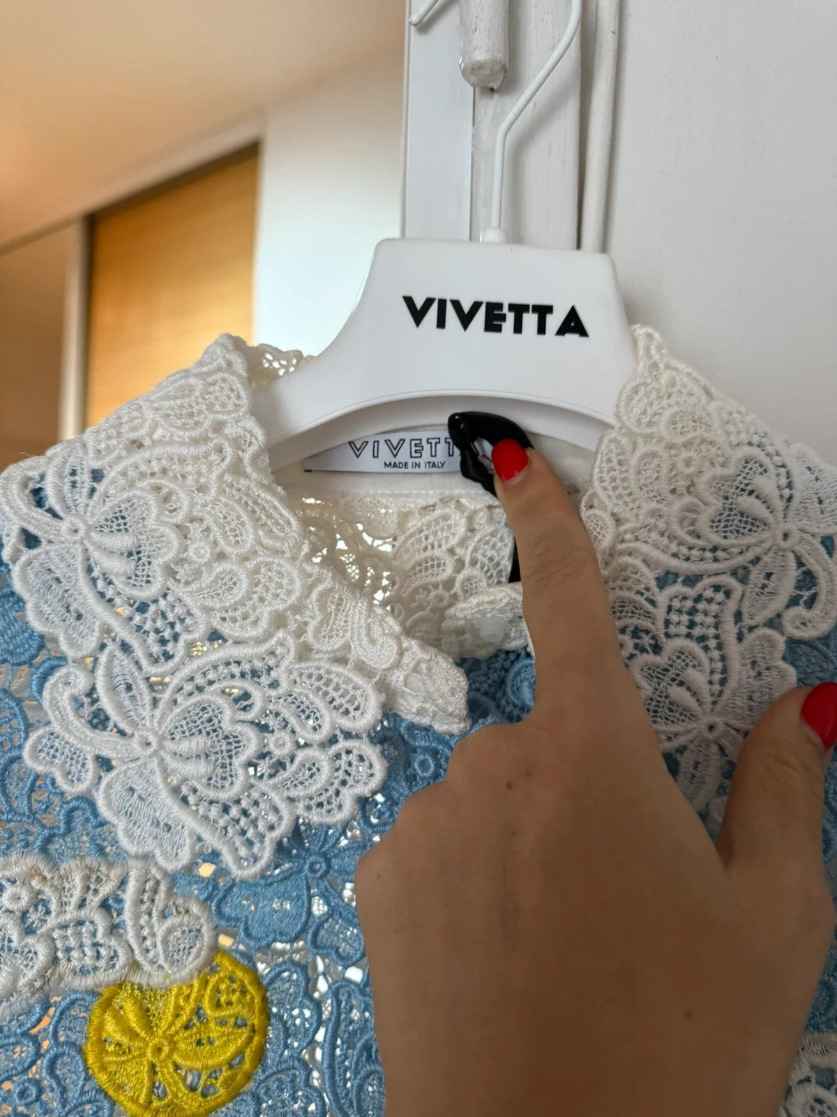 Vivetta new cotton lace blouse shirt - view 4