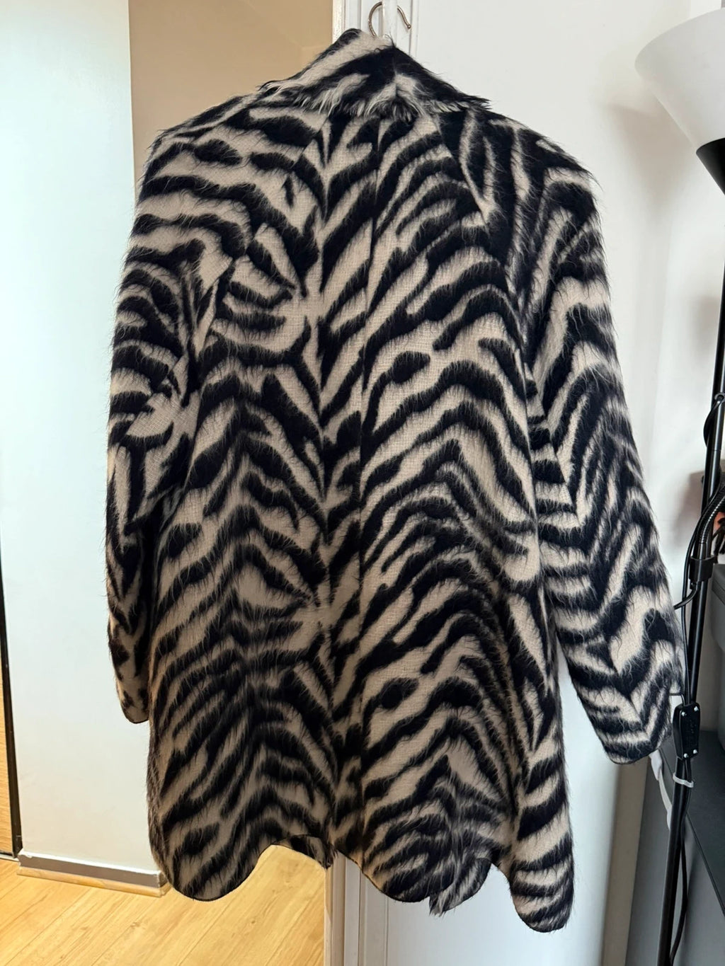 Forte Forte new zebra print wool alpaca coat jacket - view 11