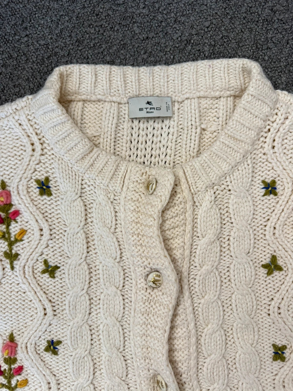 Etro cotton knitted cardigan - view 2