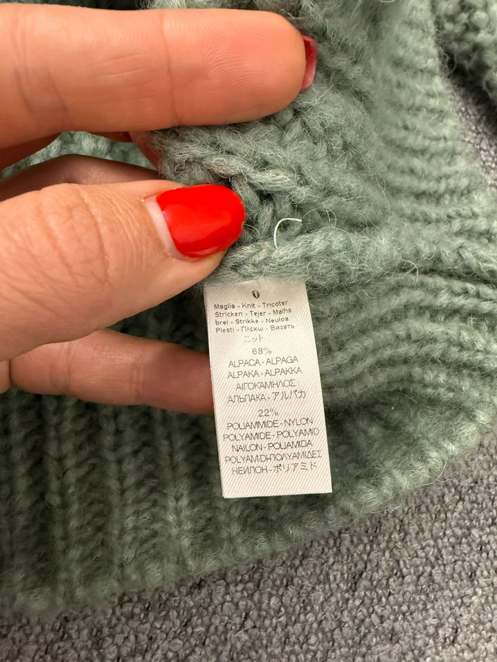 Forte Forte pale green alpaca sweater - view 5