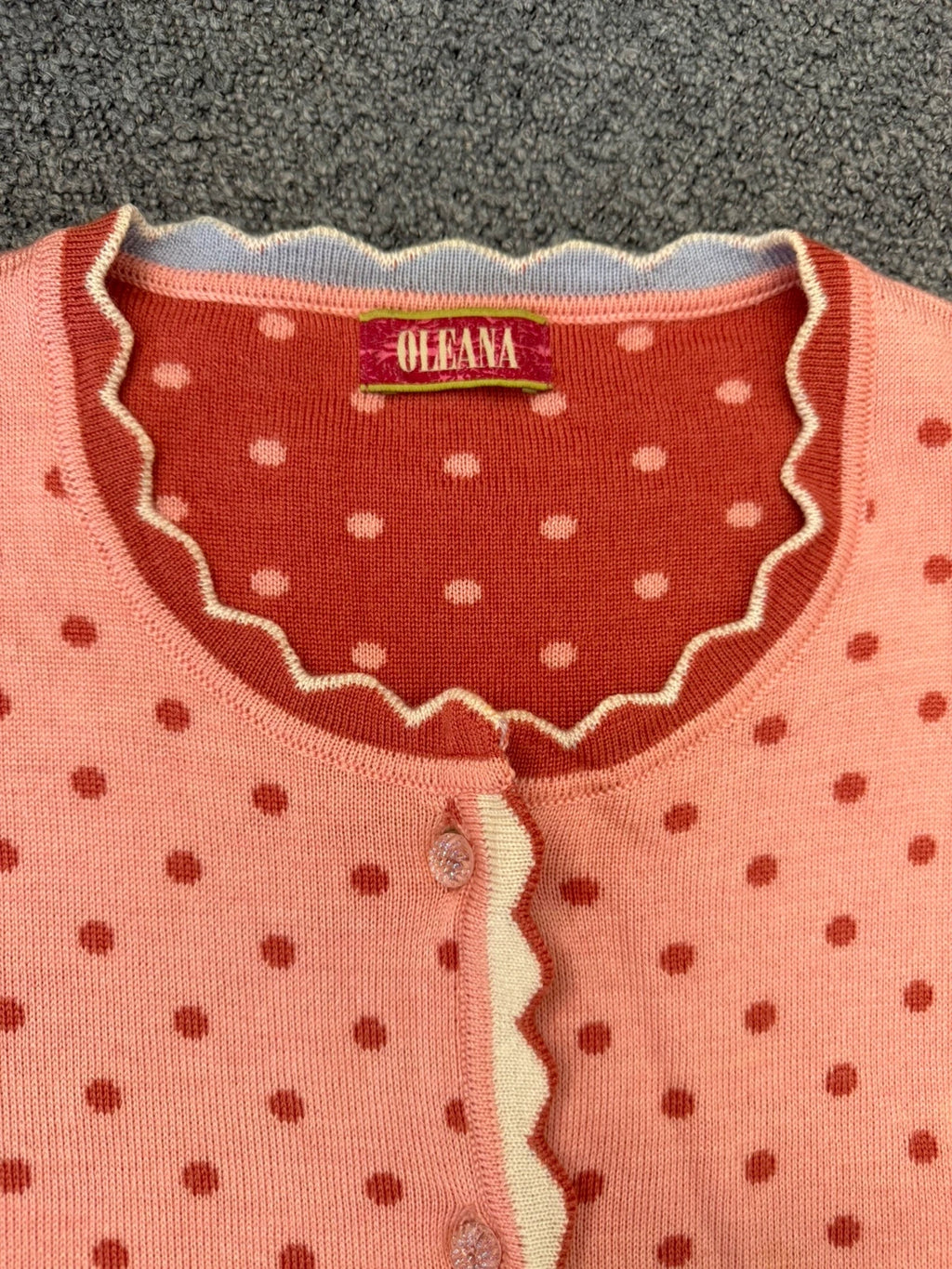 Oleana espeland silk wool pink cardigan - view 2
