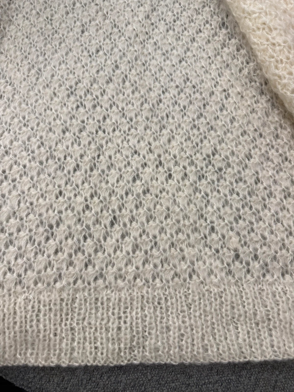 Mes Demoiselles snow white new mohair knitted cardigan - view 7