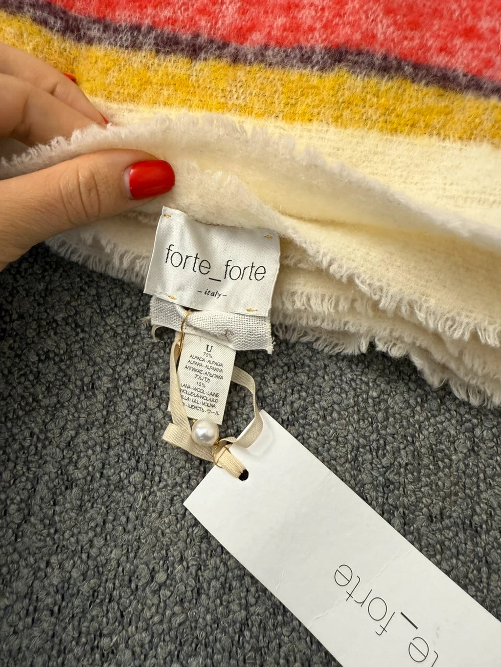 Forte Forte new alpaca big warm scarf - view 3