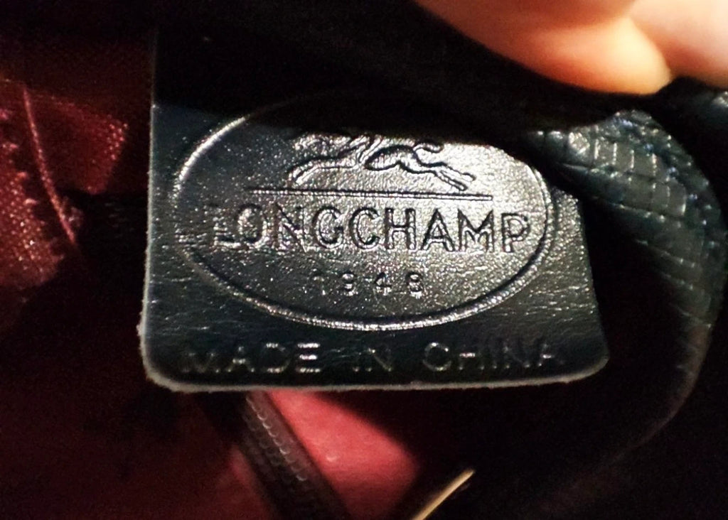 Longchamp quadri dark navy leather crossbody bag - view 6