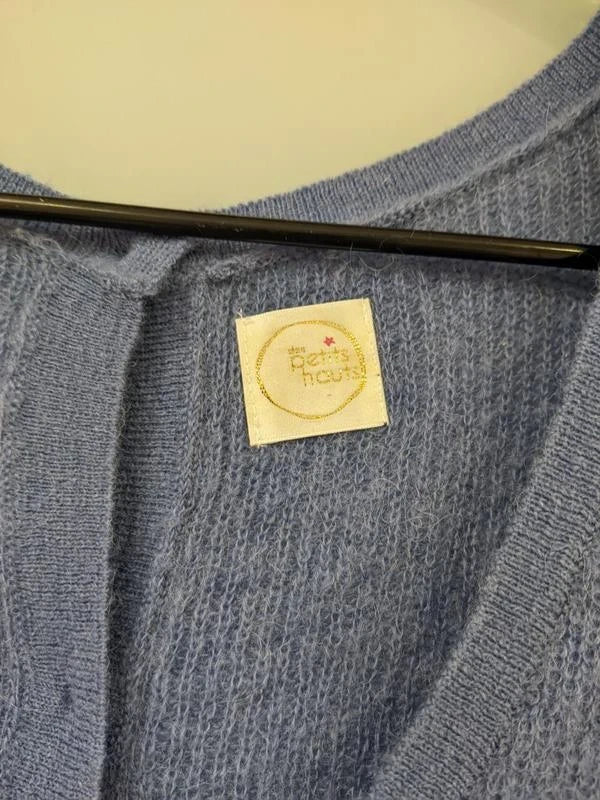 Des Petits Hauts blue kid mohair alpaca wool jumper sweater - view 5