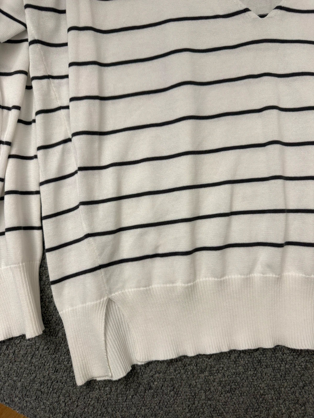 Fabiana Filippi new cotton striped light summer jumper - view 3