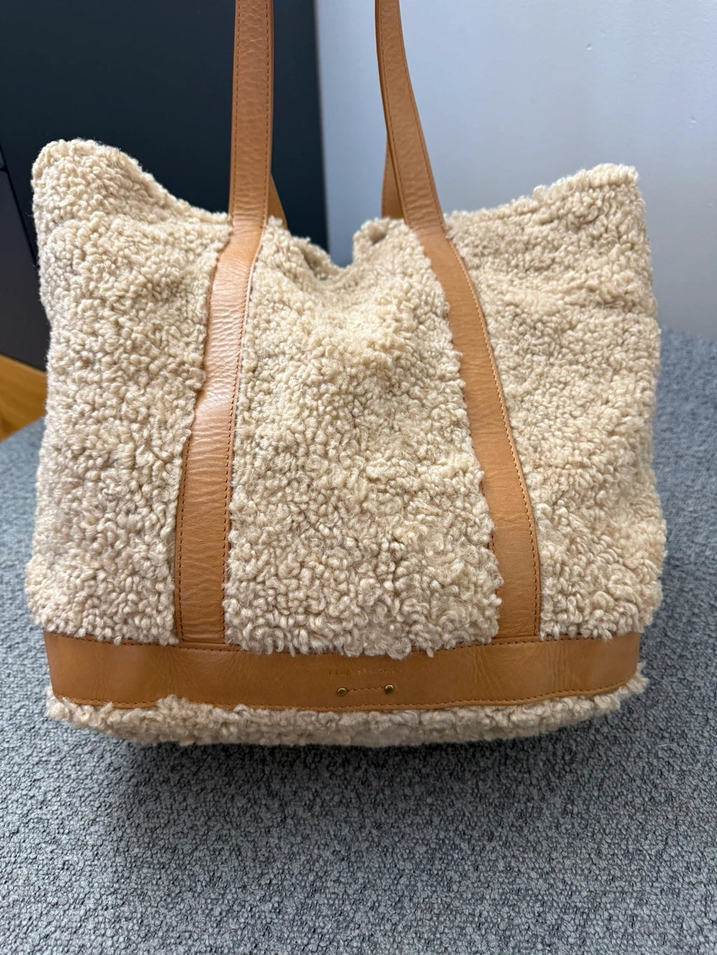 Vanessa Bruno new beige leather fur bag - view 4