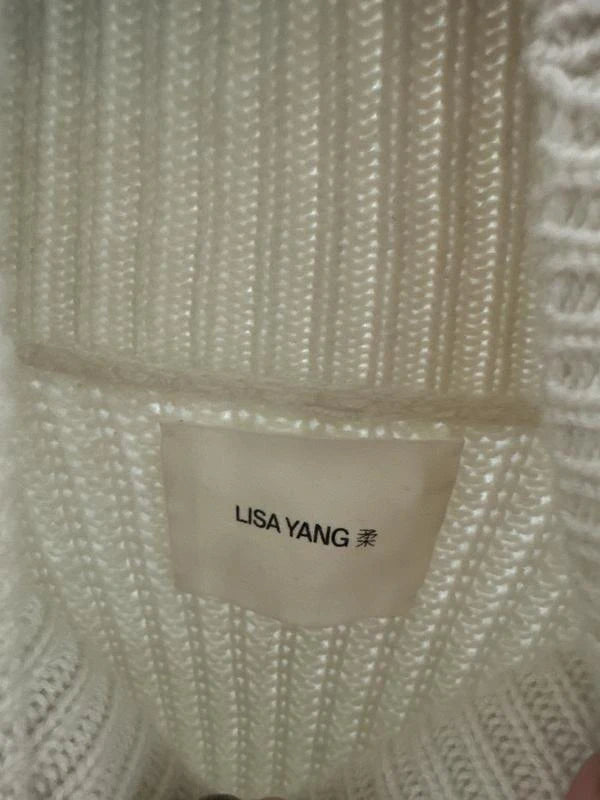 Lisa Yang Therese cream cashmere sweater - view 2