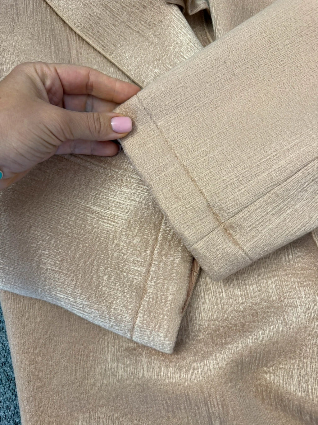 Forte Forte beige wool long belted coat - view 6