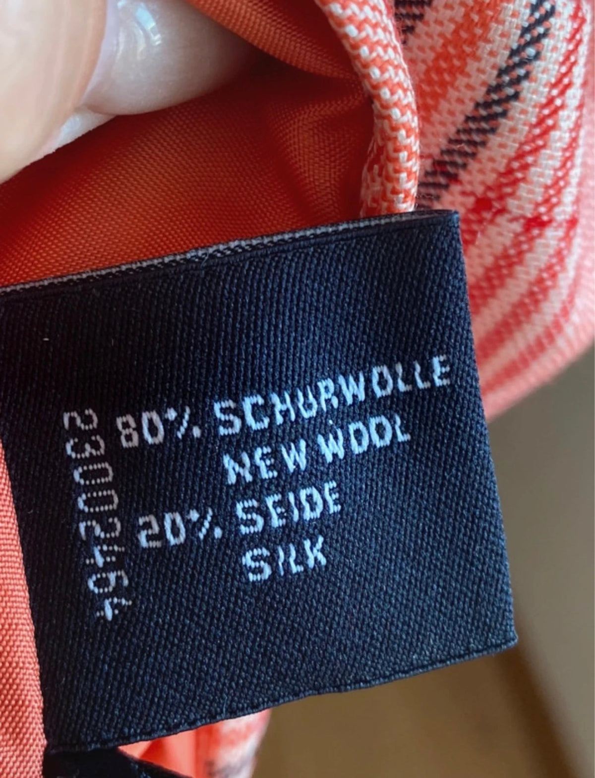 Escada vintage coral wool silk blazer - view 5