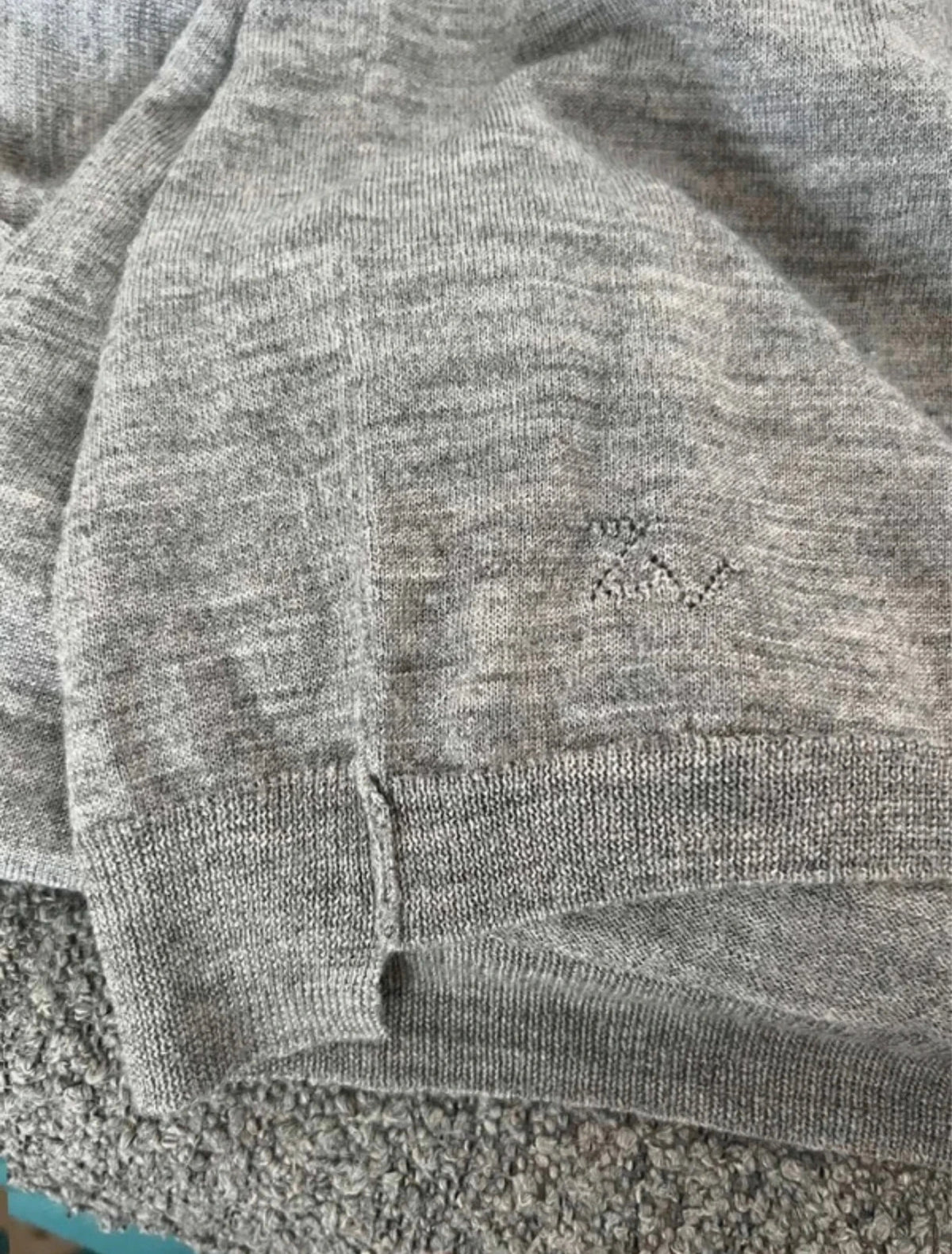 Zadig & Voltaire new grey merino wool light jumper - view 5