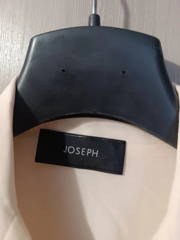 Joseph cam silk toile shirt pale banana - view 3