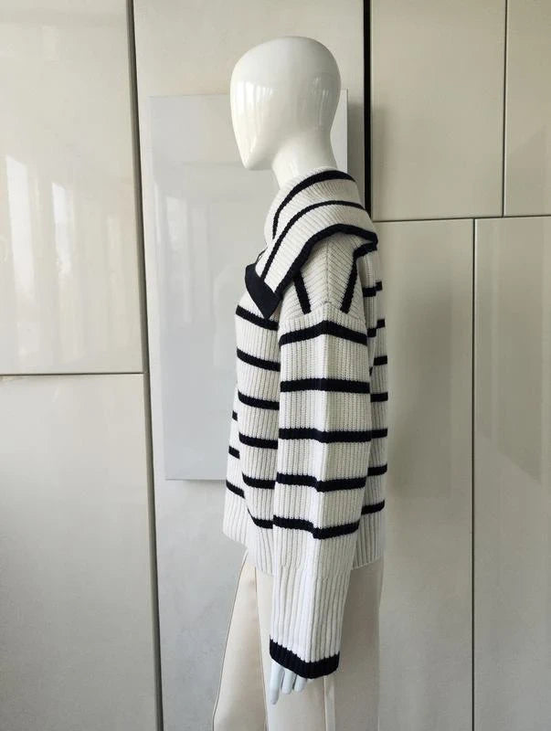 Claudie Pierlot wool striped jumper sweater - view 2