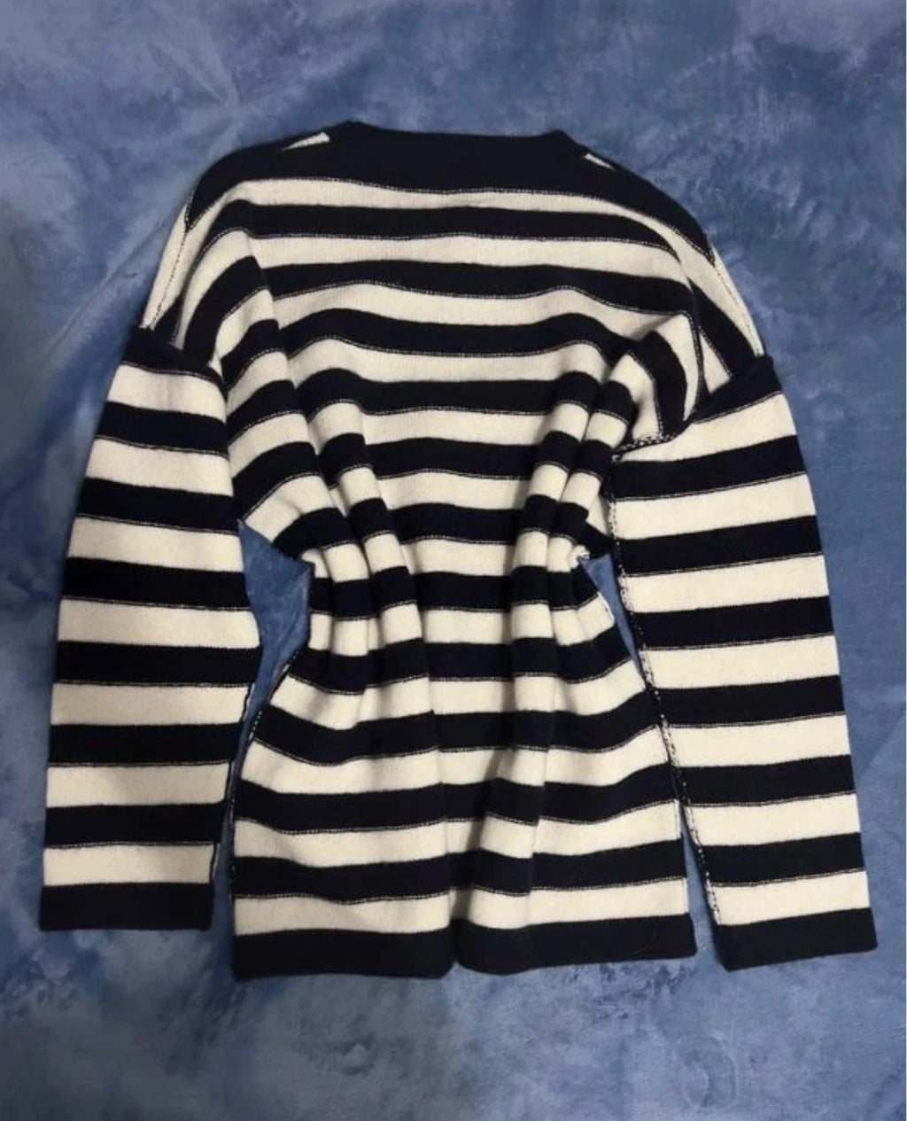 Allude new cashmere wool striped sweater jumper - view 2