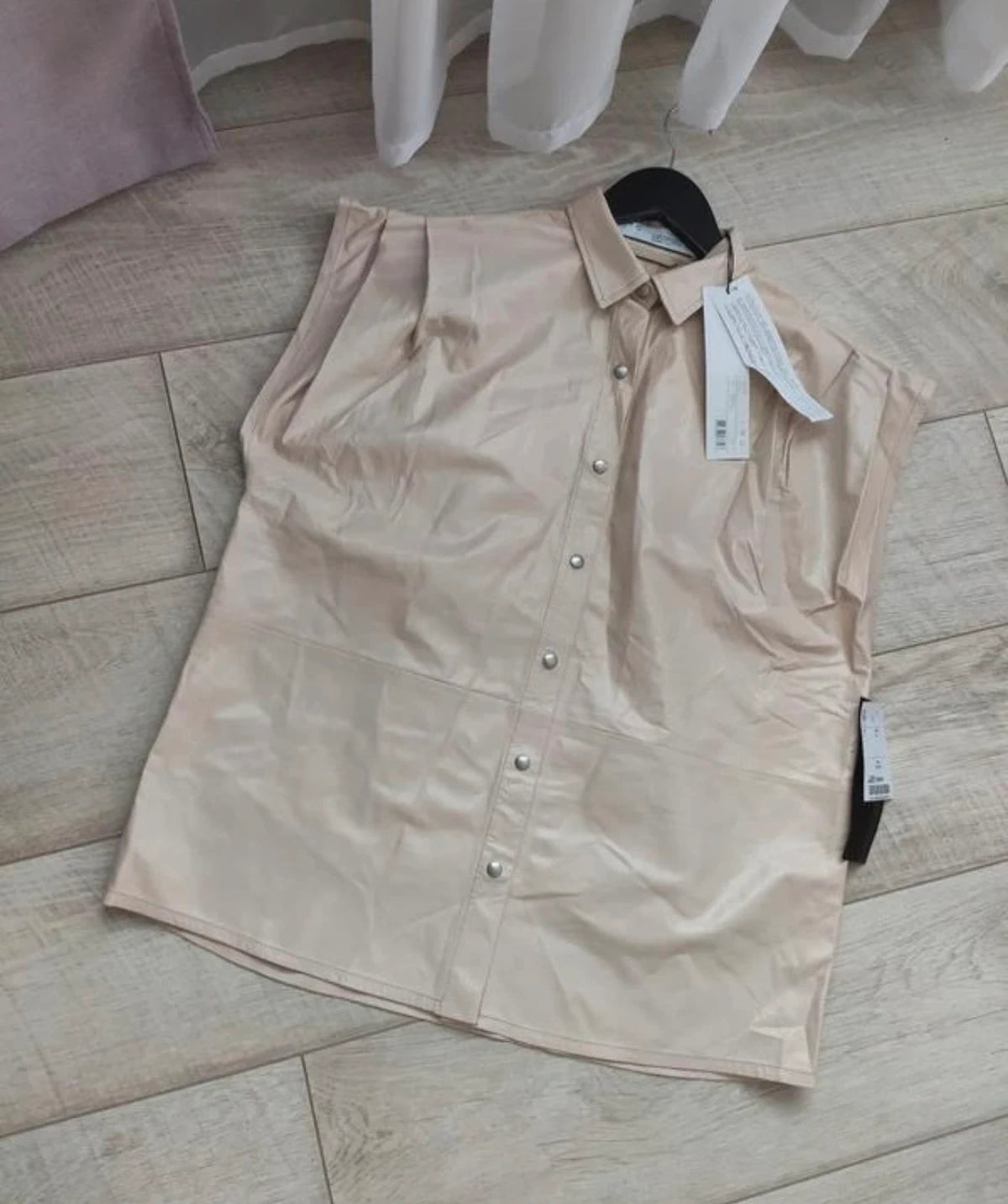 IRO new beige leather vest - view 4