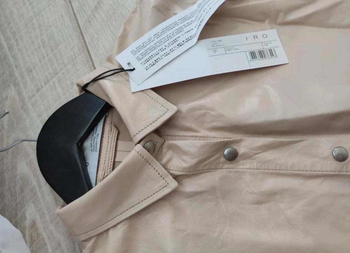 IRO new beige leather vest - view 5