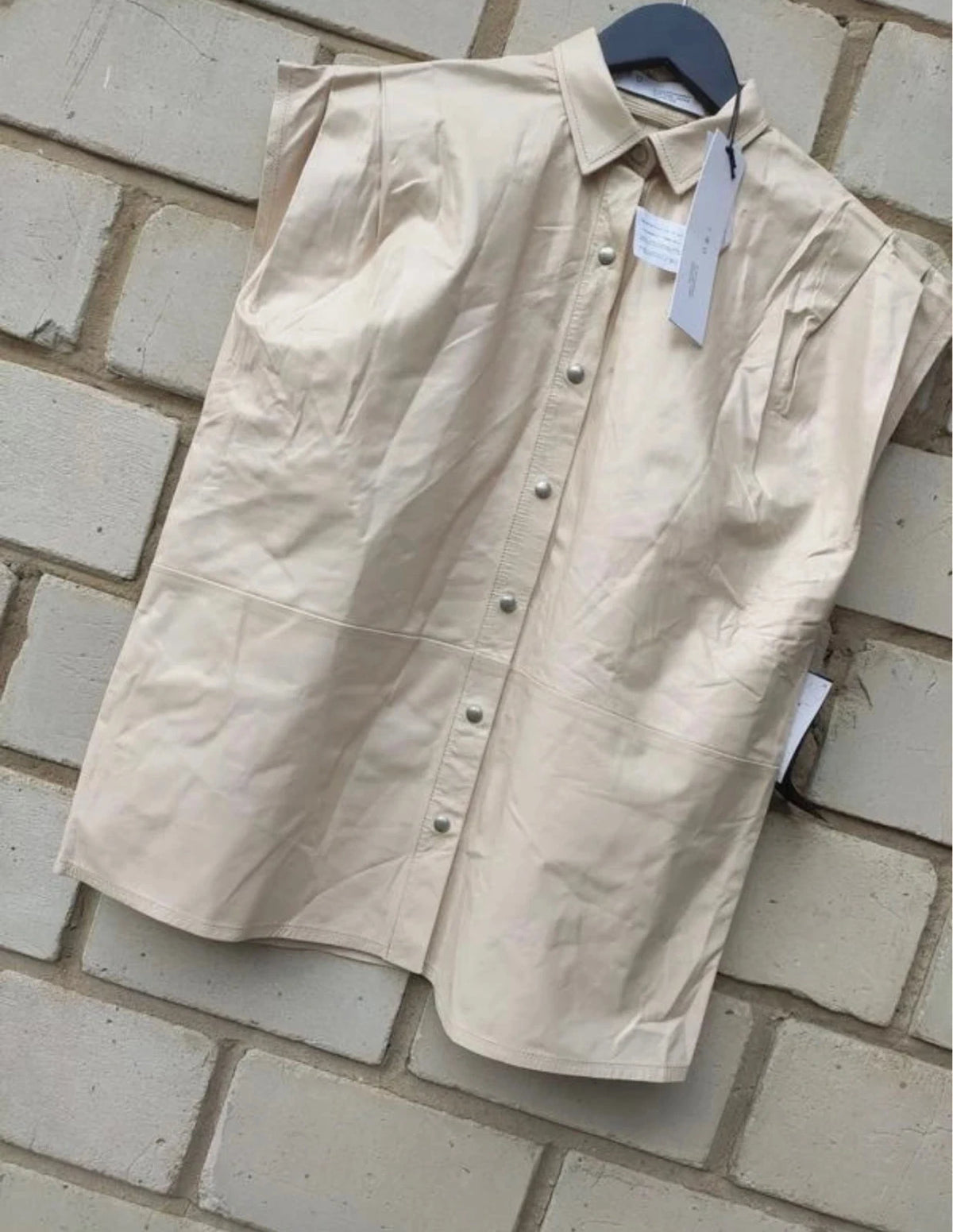 IRO new beige leather vest