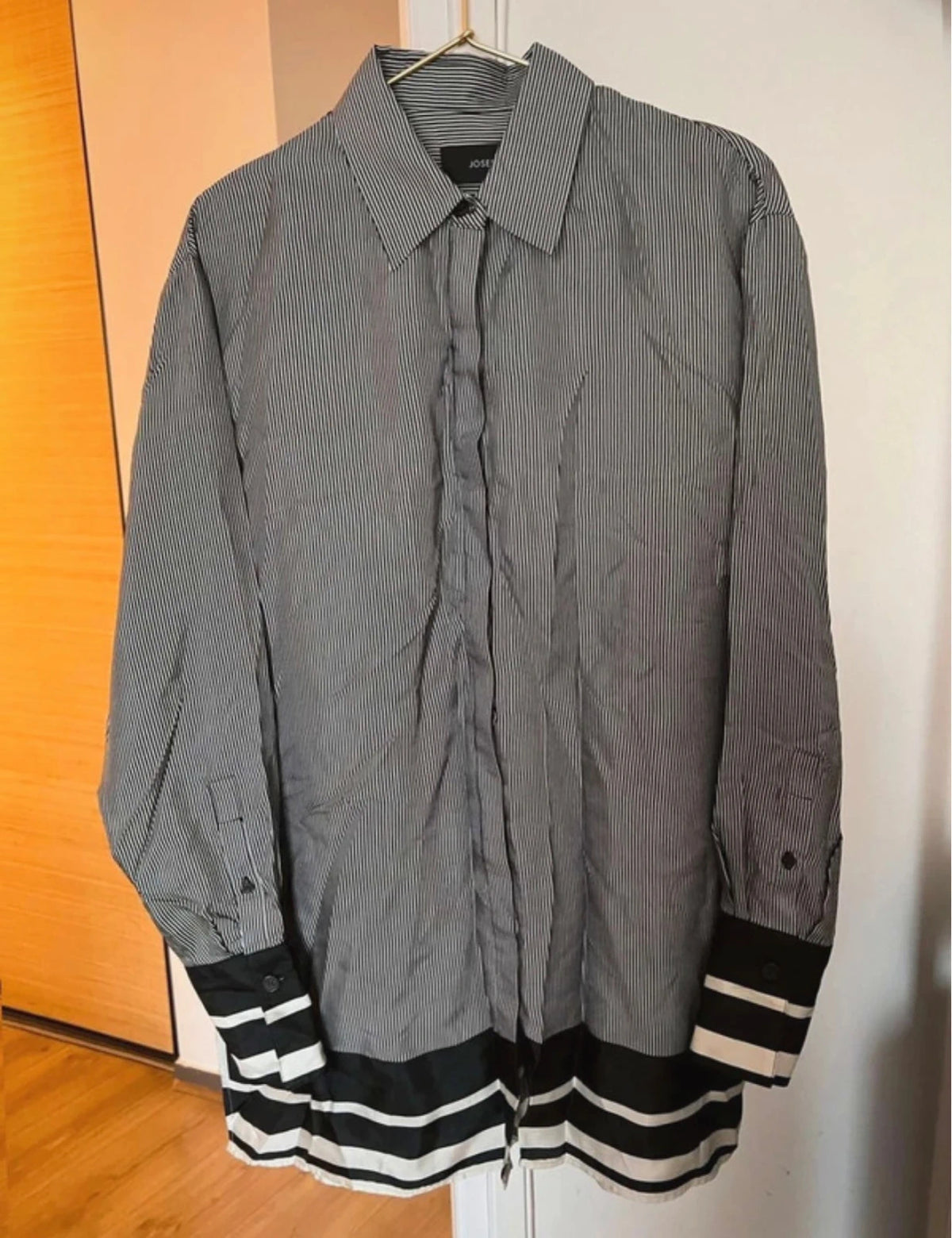 Joseph bawson scarf print viscose long shirt tunic