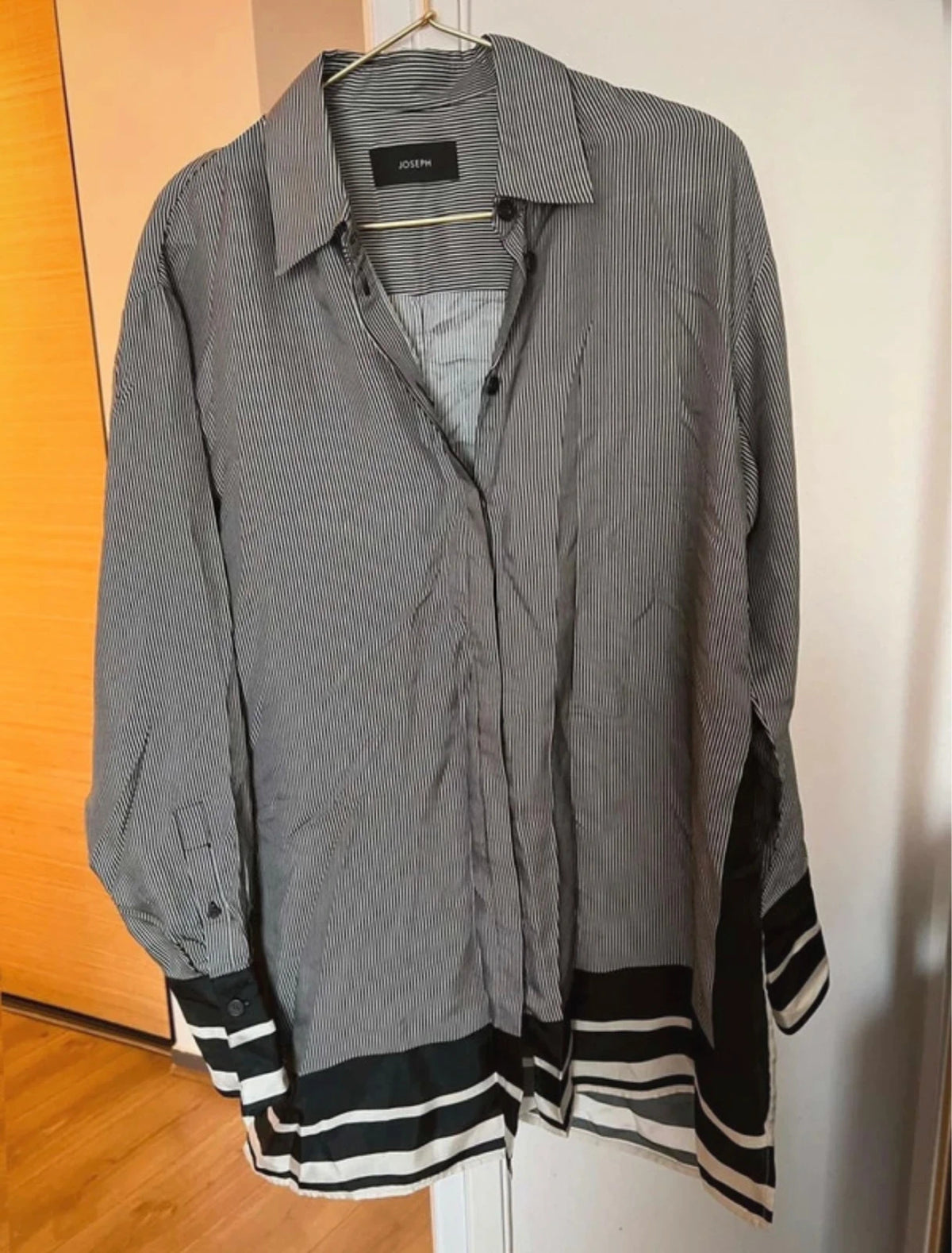 Joseph bawson scarf print viscose long shirt tunic - view 2