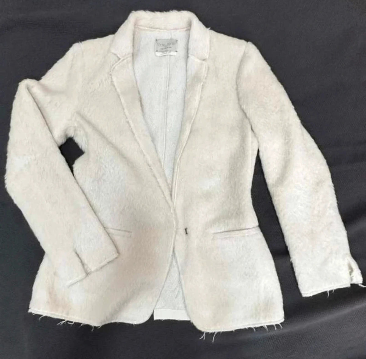 Forte Forte cream suri alpaca blazer