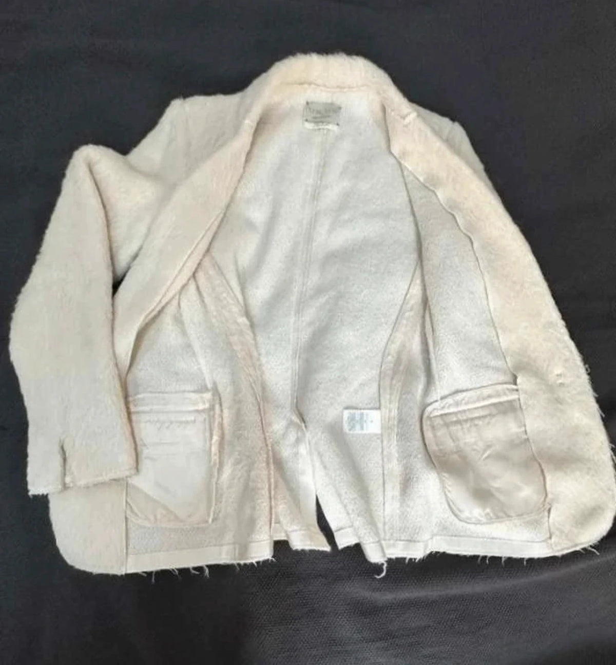 Forte Forte cream suri alpaca blazer - view 3