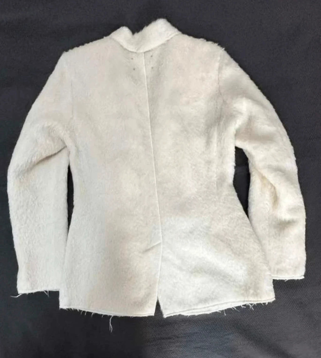 Forte Forte cream suri alpaca blazer - view 2