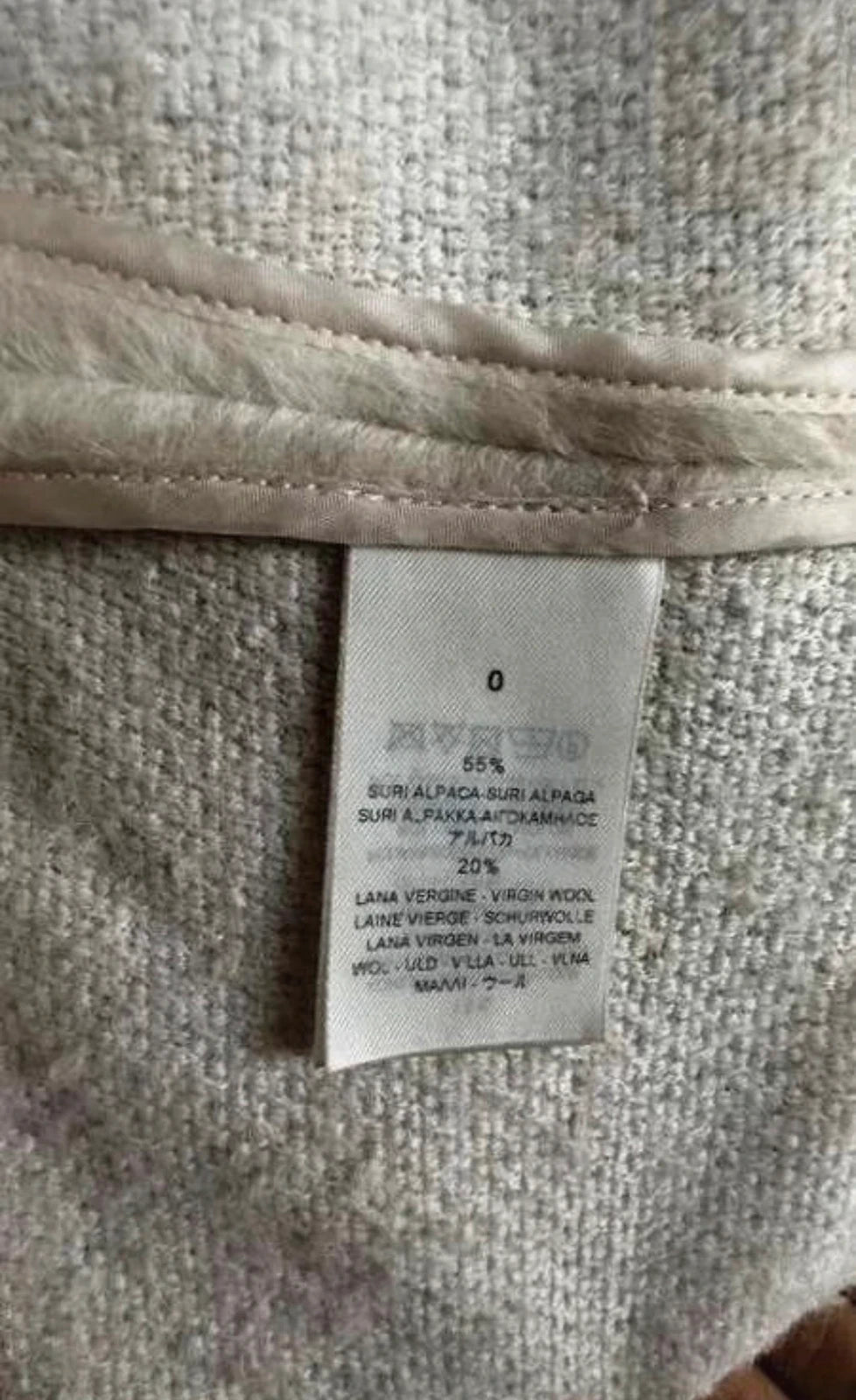 Forte Forte cream suri alpaca blazer - view 5
