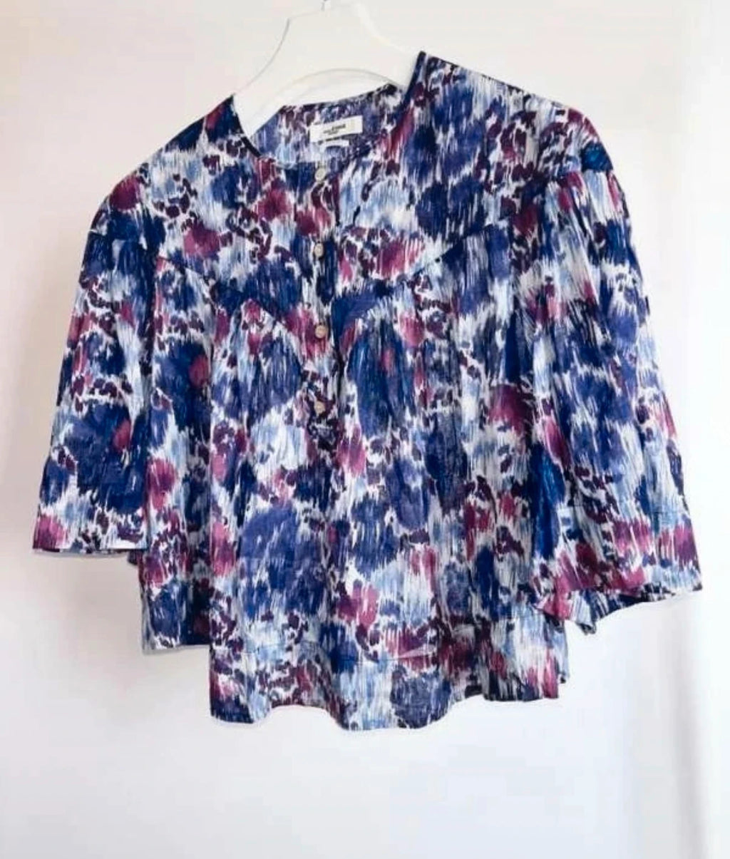Isabel Marant Étoile Miranda top cotton blouse