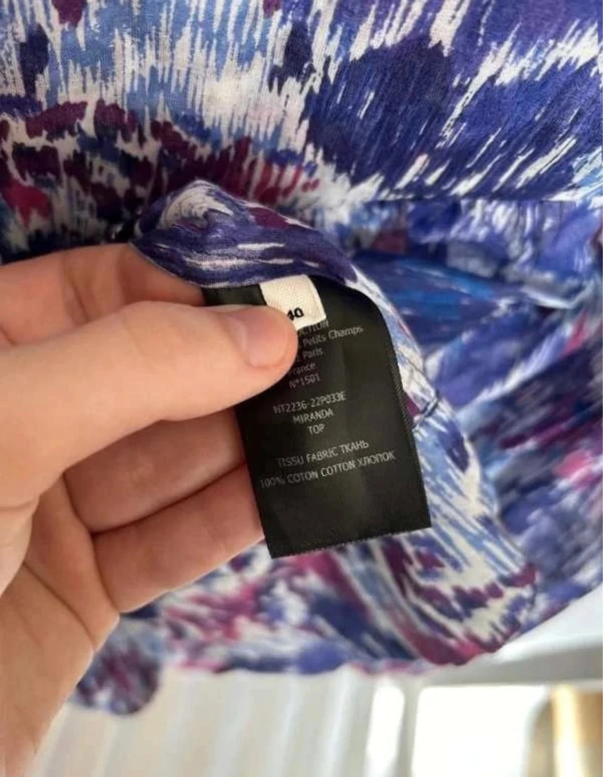 Isabel Marant Étoile Miranda top cotton blouse - view 5