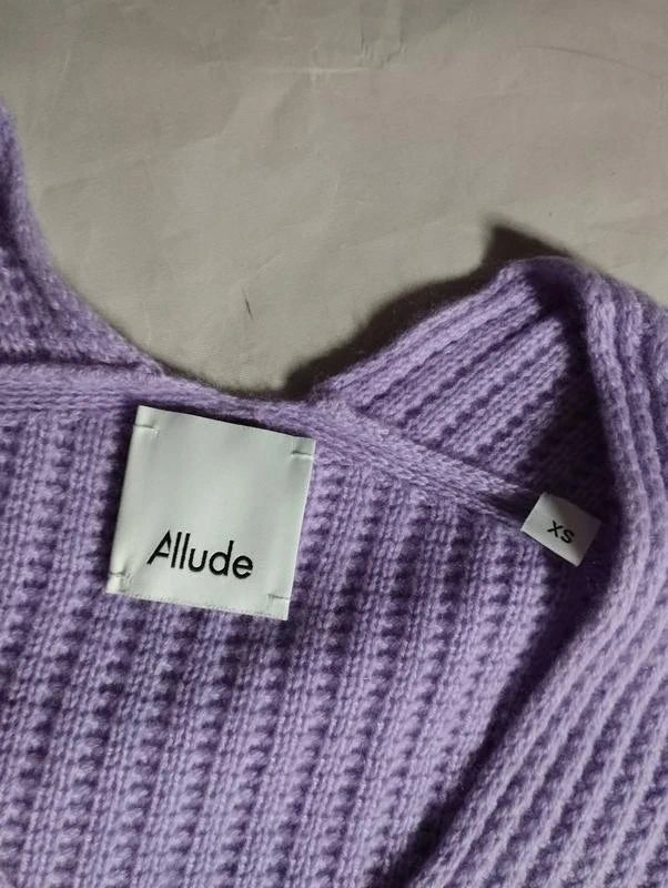 Allude lilac cashmere sweater jumper - view 4