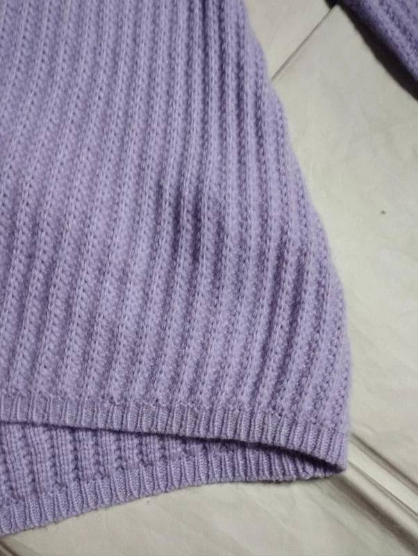 Allude lilac cashmere sweater jumper - view 5