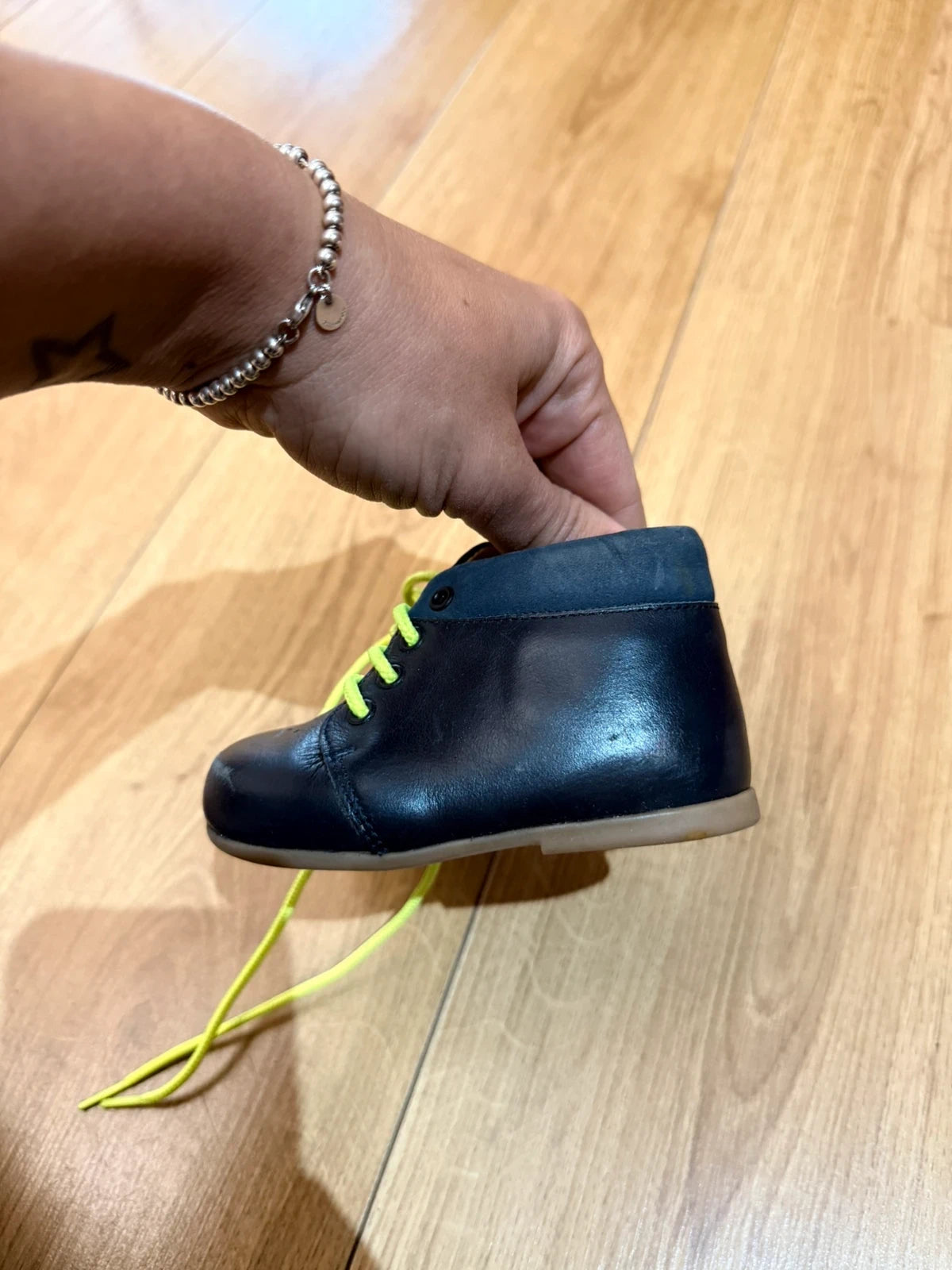 Jacadi navy leather boots - view 4
