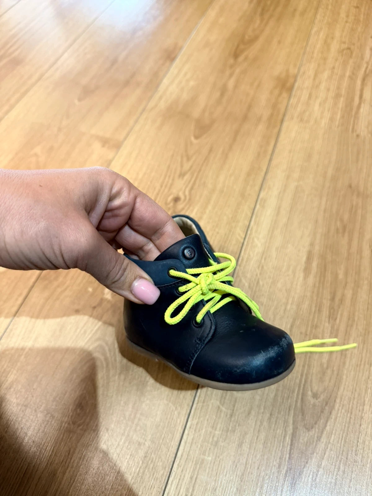 Jacadi navy leather boots - view 2