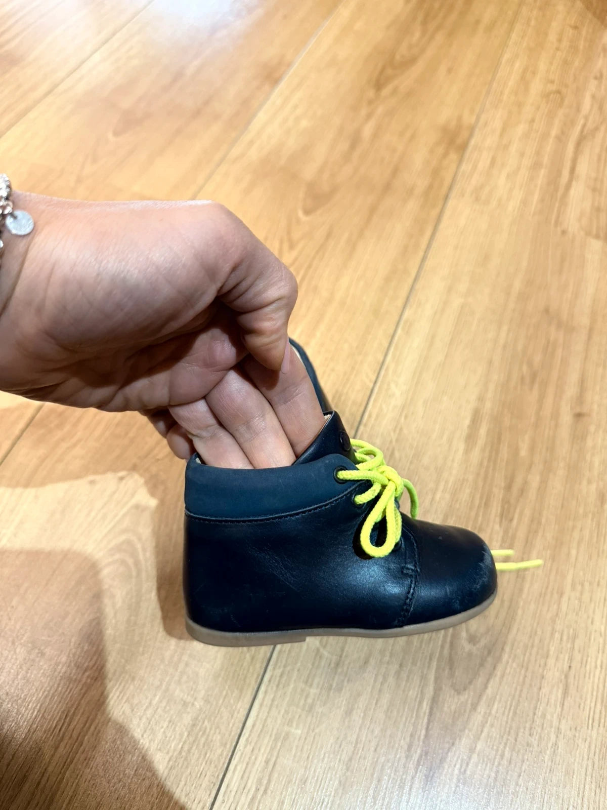 Jacadi navy leather boots - view 3