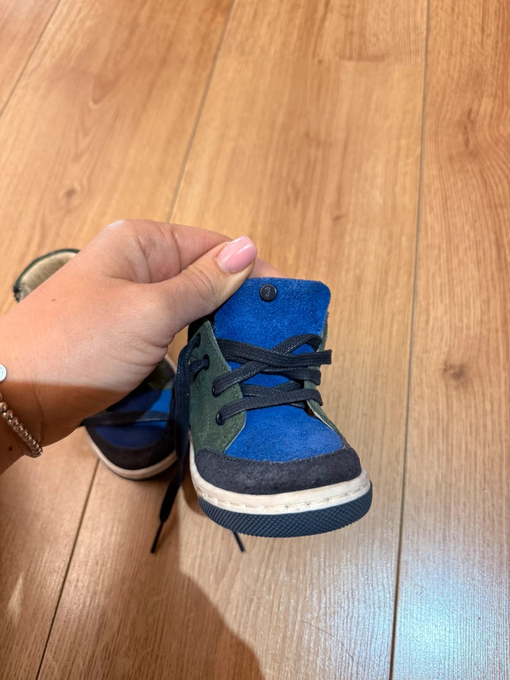 Jacadi green blue suede sneakers - view 8
