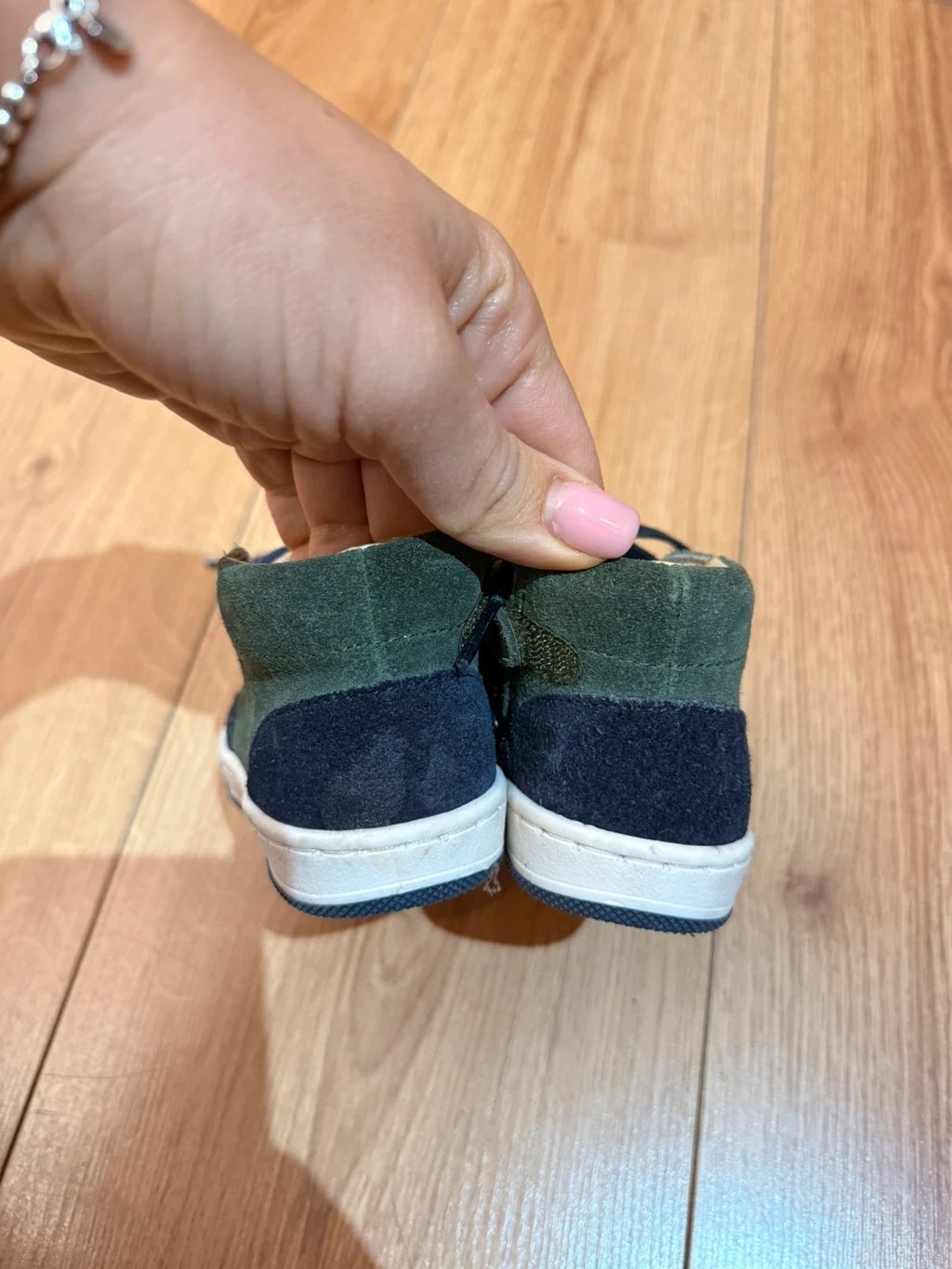 Jacadi green blue suede sneakers - view 4