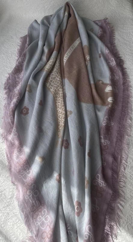 Hemisphere cashmere silk modal blend scarf shawl - view 8
