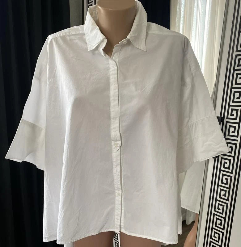 Gerard Darel white cotton oversize shirt - view 2