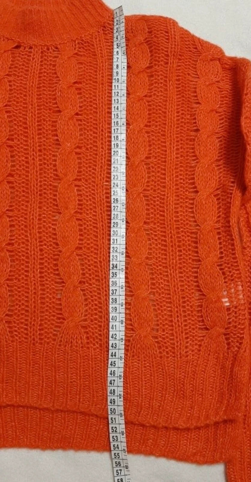 ME+EM orange cashmere silk sweater - view 3