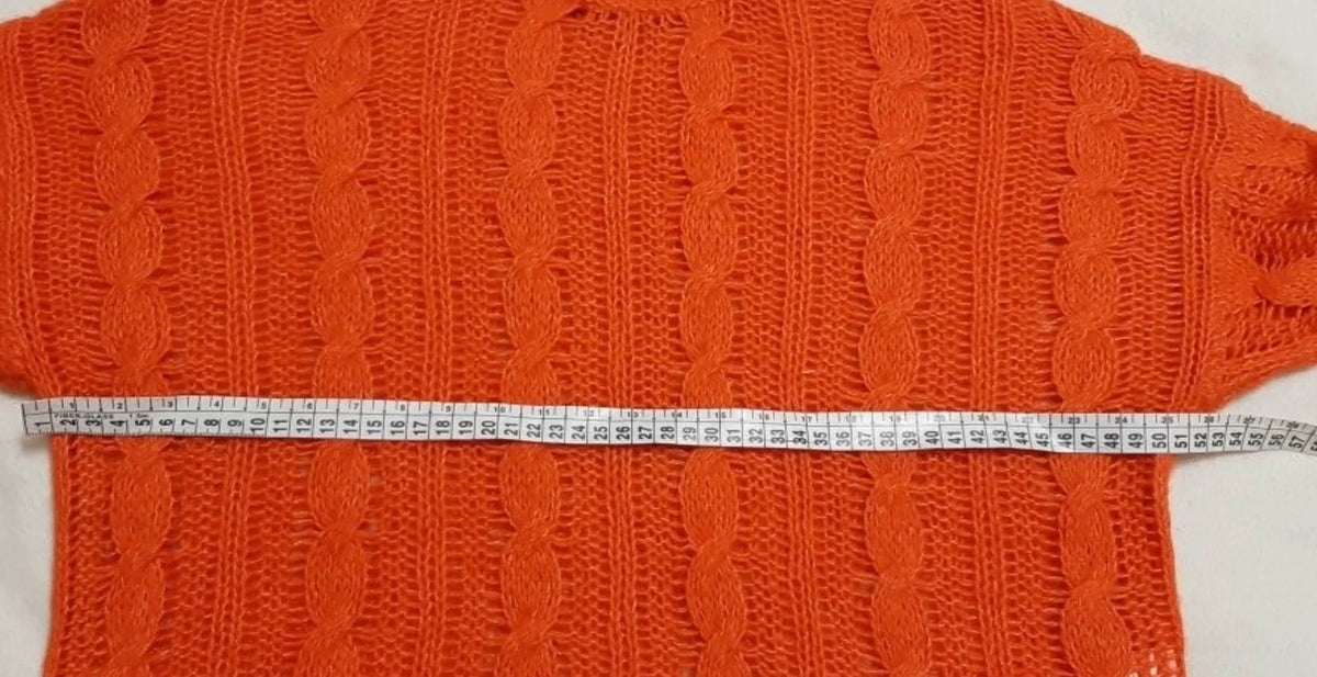 ME+EM orange cashmere silk sweater - view 4