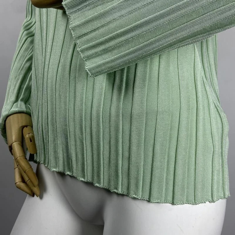 Jil Sander viscose turtleneck top longsleeve blouse - view 5