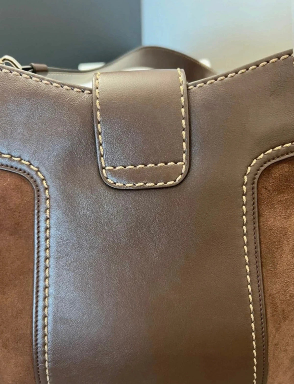 Tod's double T new brown suede shoulder bag - view 11