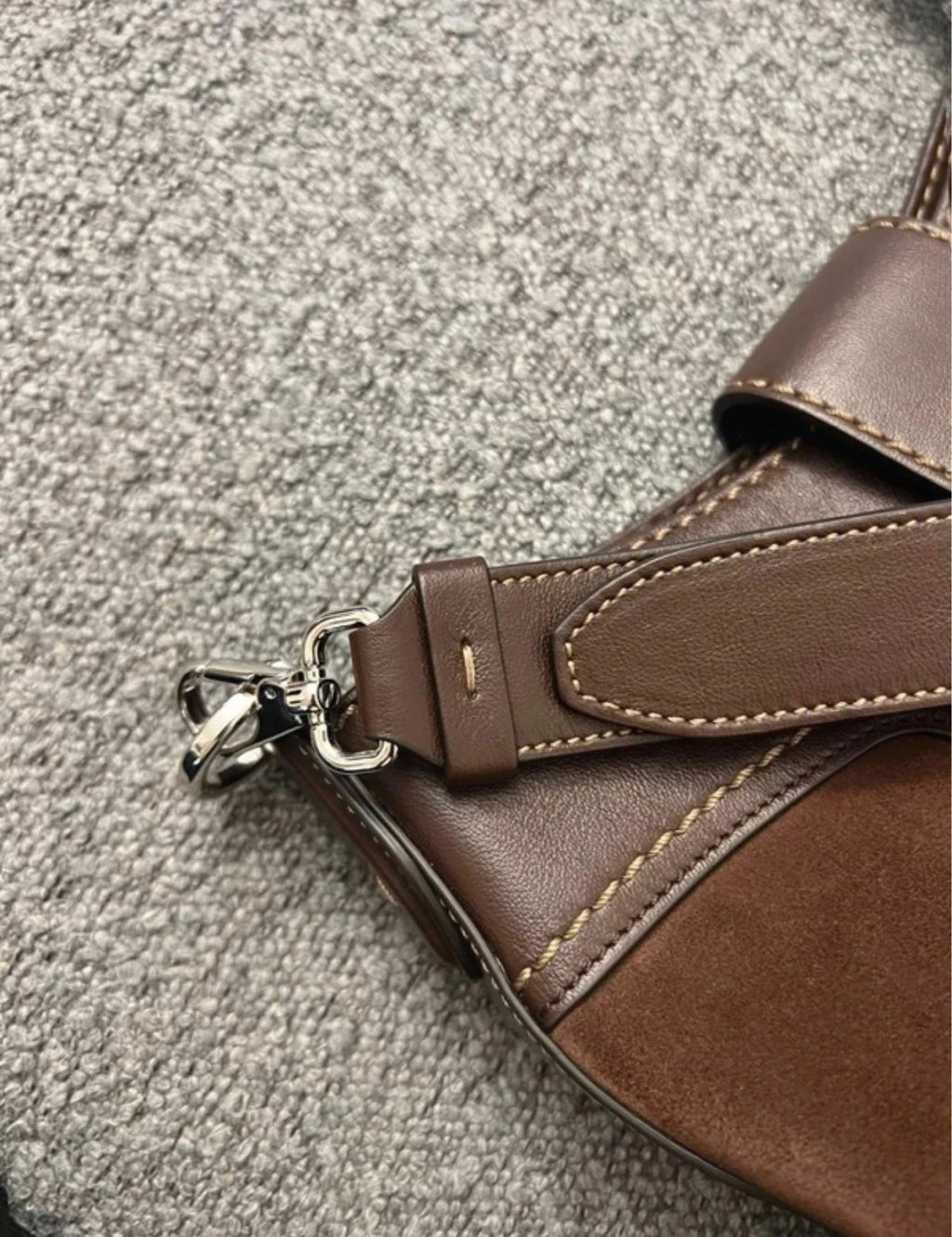 Tod's double T new brown suede shoulder bag - view 6