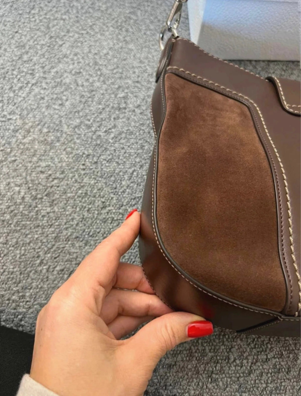 Tod's double T new brown suede shoulder bag - view 12