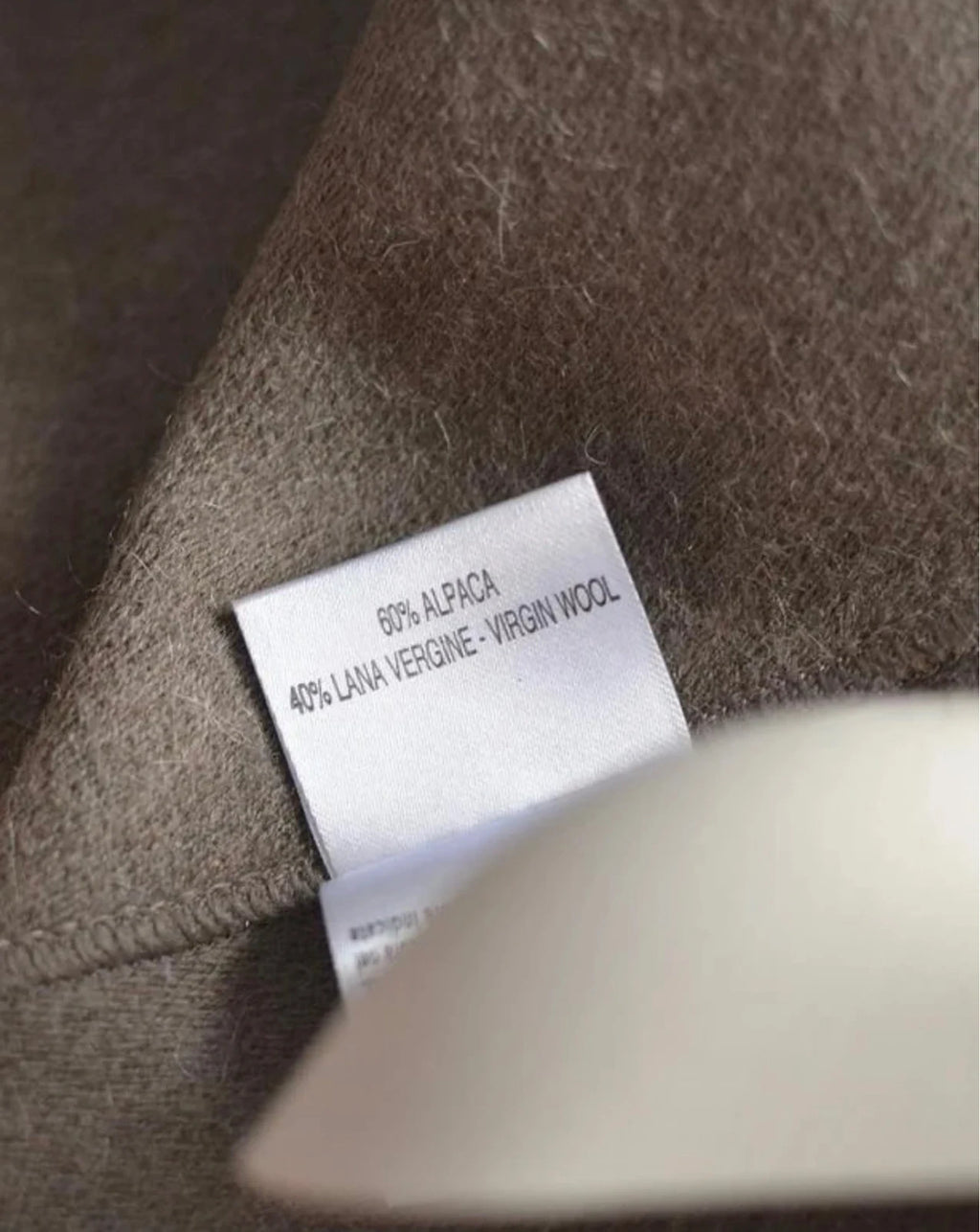 Purotatto beige alpaca wool poncho jacket - view 7