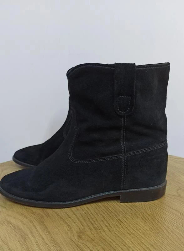 Isabel Marant Crisi black suede ankle boots - view 2